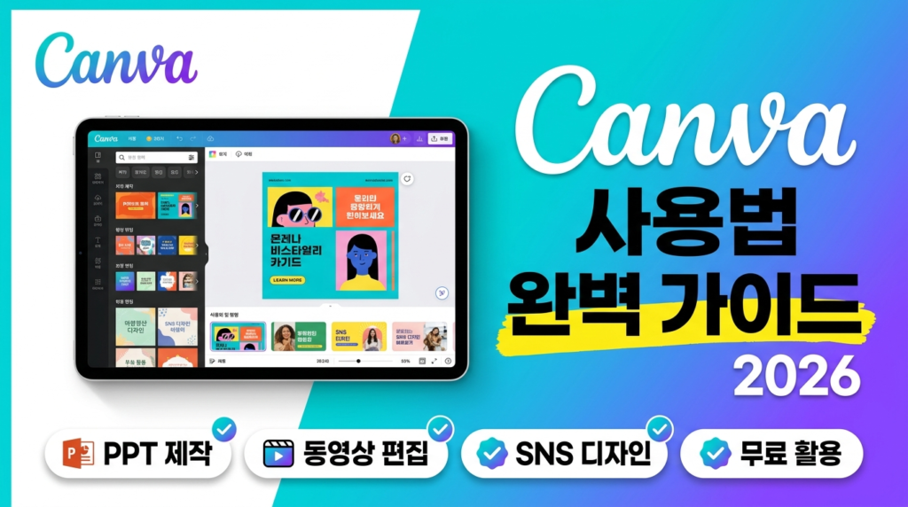 캔바 사용법 완벽 가이드 2026